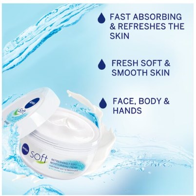 Picture of International Germany Product Body MOISTURIZER Nivea Soft Cream for male/female - 50 ml