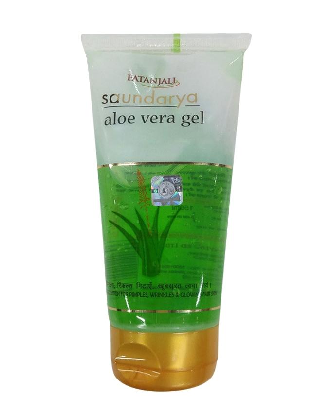 Picture of Indian product Face refreshment Face wash patanjali aloe Vera gel - 150 ml