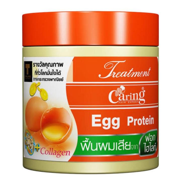 Picture of International Thailand product Hair Treatment hair care formula caring Egg protein used for male / female - 250 gm