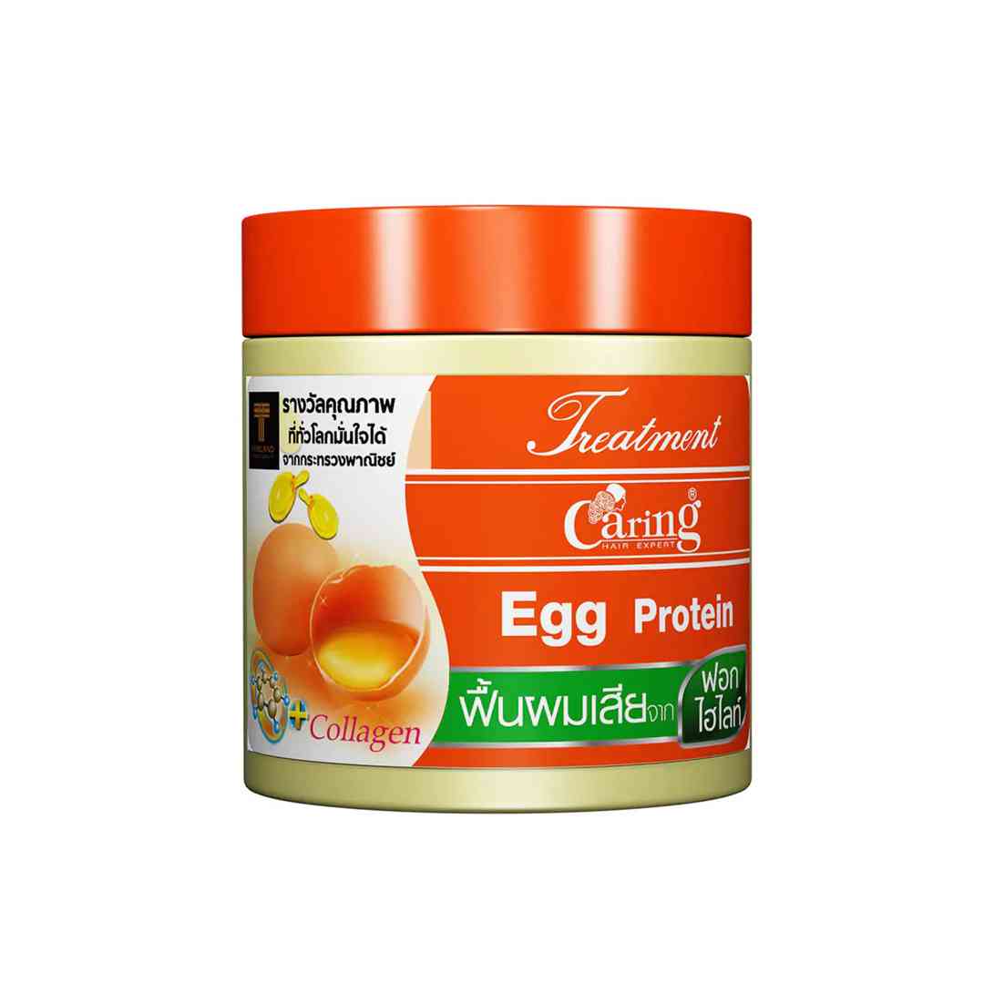 Picture of International Thailand product Hair Treatment hair care formula caring Egg protein used for male / female - 250 gm