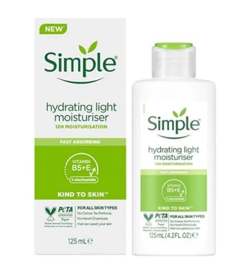 Picture of International Uk Product Simple Hydrating Light Moisturiser Used For male /female 125 Ml