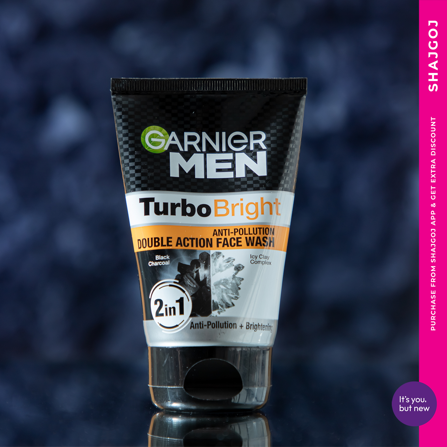 Picture of International Indian Product Garnier Men Turbo Bright Double Action 100 Ml