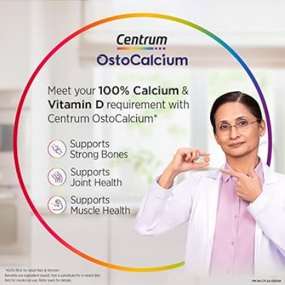 Picture of Indian Centrum OstoCalcium Tablets for Women & Men - 30tab