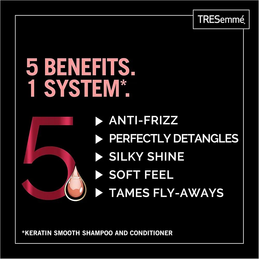 Picture of International UAE Product Tresemme keratin smooth shampoo Used For Male/Female-700 Ml