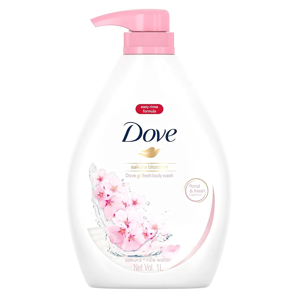 Picture of International Malaysian Product Dove Sakura Blossom Go Fresh Body Wash Used For Male /Female-1000Ml