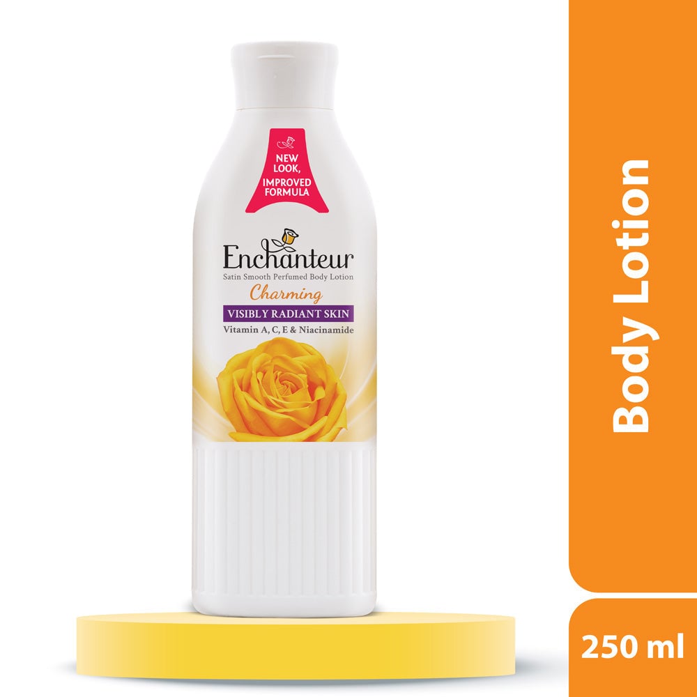 Picture of International Malaysian Product Enchanteur Perfume Body lotion Charming Satin Smooth Aloe vera & Olive butter For used Male/female 250 Ml