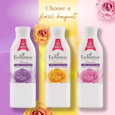 Picture of International Malaysian Product Enchanteur Perfume Body lotion Charming Satin Smooth Aloe vera & Olive butter For used Male/female 250 Ml