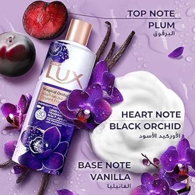 Picture of International Thailand Product Lux Magical Orchid Opuent Fragrance Long Lasting Fragrance Body wash For used male/femal 500 Ml