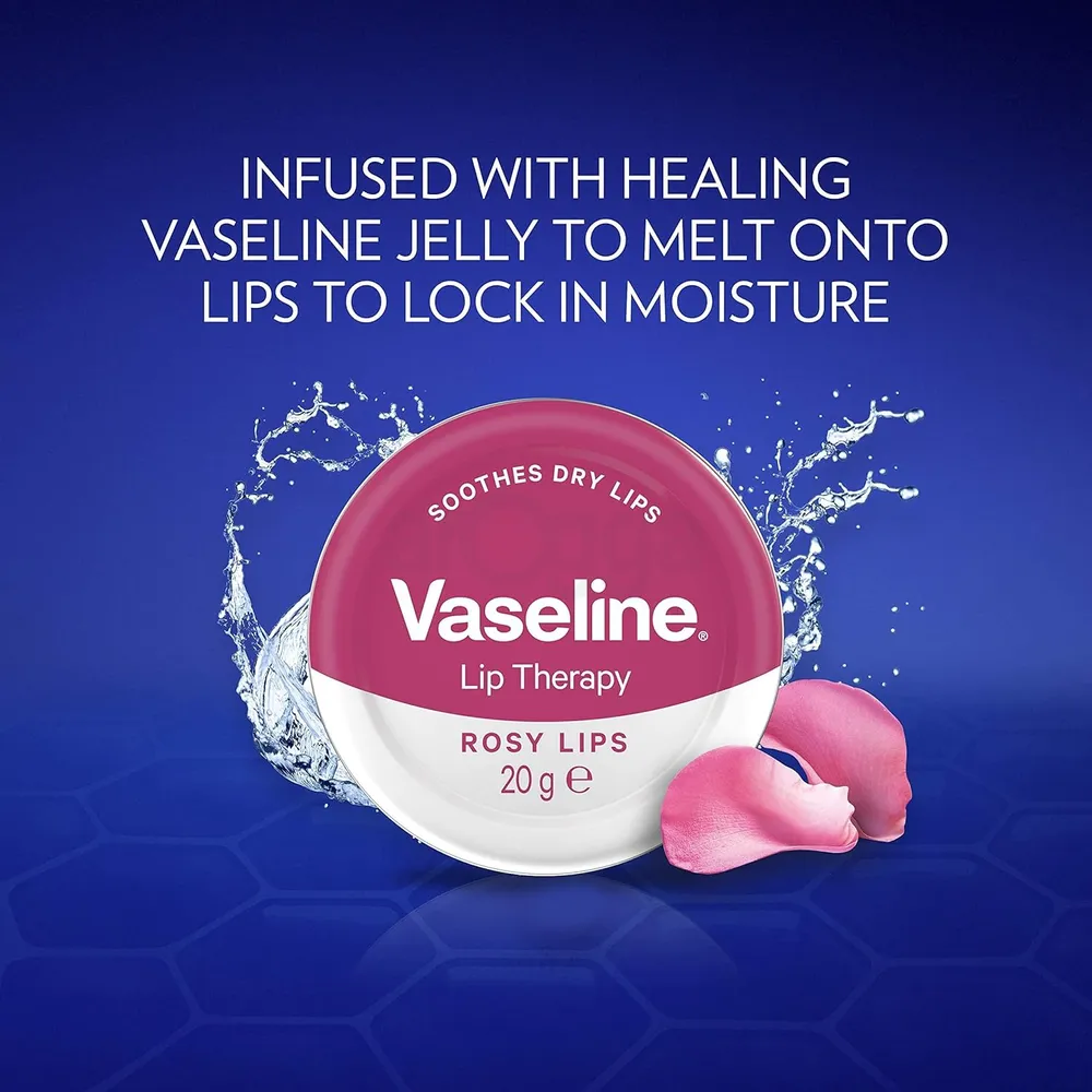 Picture of International Uk product vaseline Lip therapy Rose lips 20 Gm