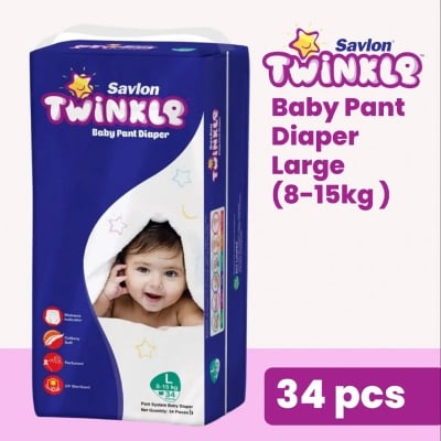 Picture of Salvon Twinkle Pant Belt Diaper Large 34 pcs
