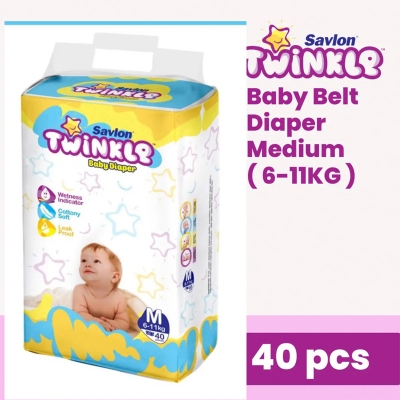 Picture of Salvon Twinkle Belt Diaper Medium 40pcs