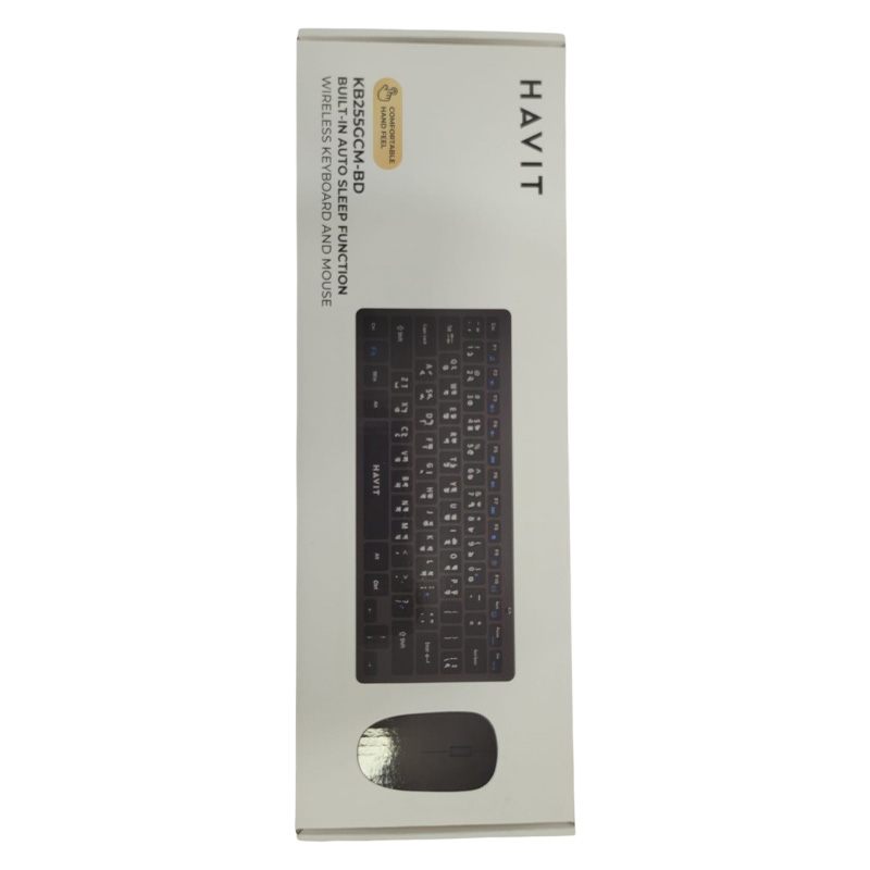 Picture of Havit KB255GCM Wireless Keyboard & Mouse Combo With Bangla