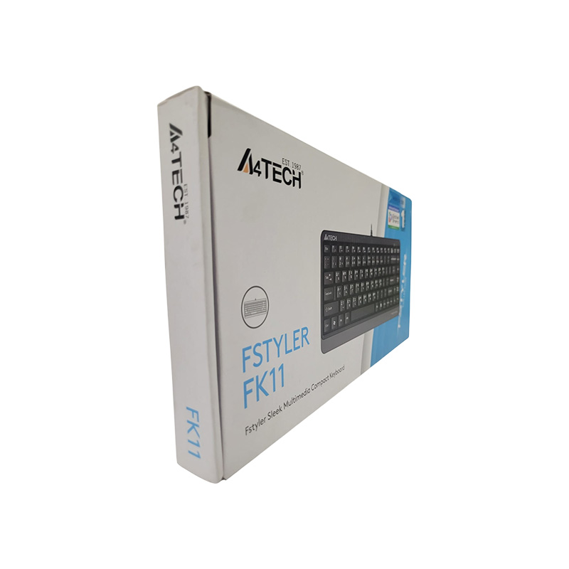 Picture of A4TECH FK11 USB Mini Keyboard With Bangla Black