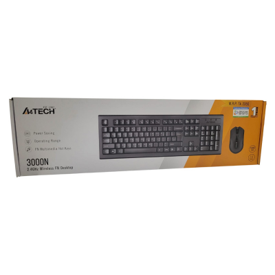 Picture of A4TECH 3000N V-TRACK 2.4G Wireless BANGLA Keyboard
