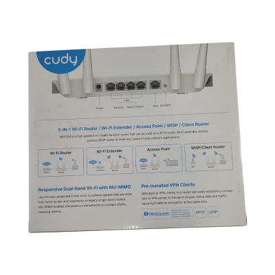 Picture of Cudy WR1200 AC1200 Dual Band WiFi Router