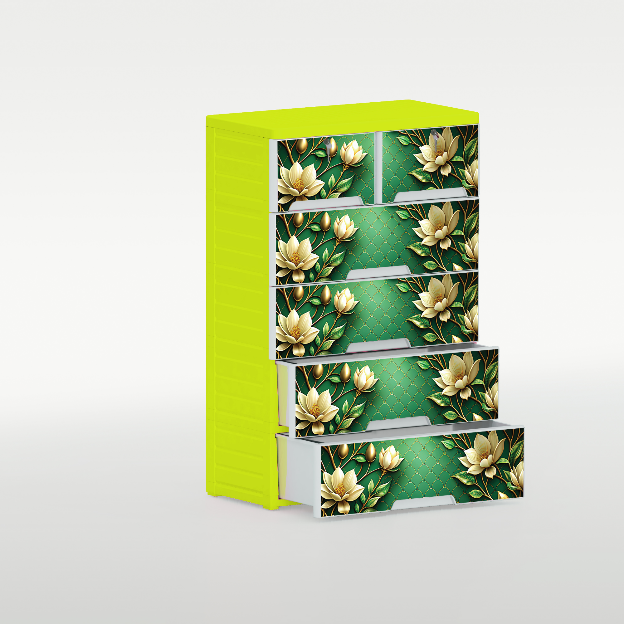 Picture of RFL Wardrobe Double 5D KD Elite - Magnolia