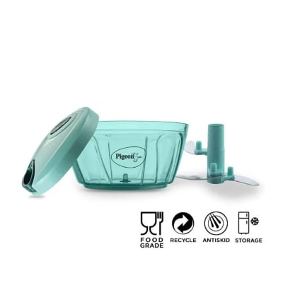 Picture of Manual Fruit Vegetable Chopper Hand Pull Food Cutter Garlic Nuts Grinder Mincer Shredder Food Processor Kitchen Accessories