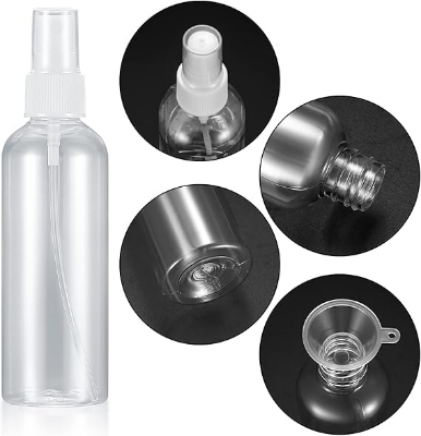 Picture of 200ml Spray bottle Transparent plastic bottle- 12 pcs