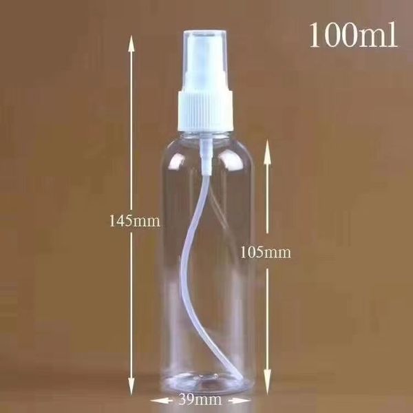 Picture of 100ml Spray bottle Transparent plastic bottle- 4 pcs