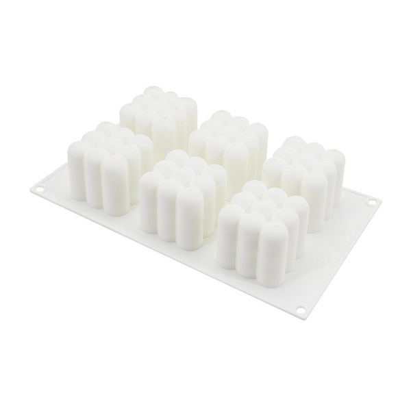 Picture of 6-Piece Rubik's Cube French Mousse Mold Three-Dimensional Magic Ball Silicone Cake Mold DIY Creative Baking Candle Mold