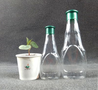 Picture of 100 Ml Diamond Shape Organic Oil Empty Bottle 30 Pcs