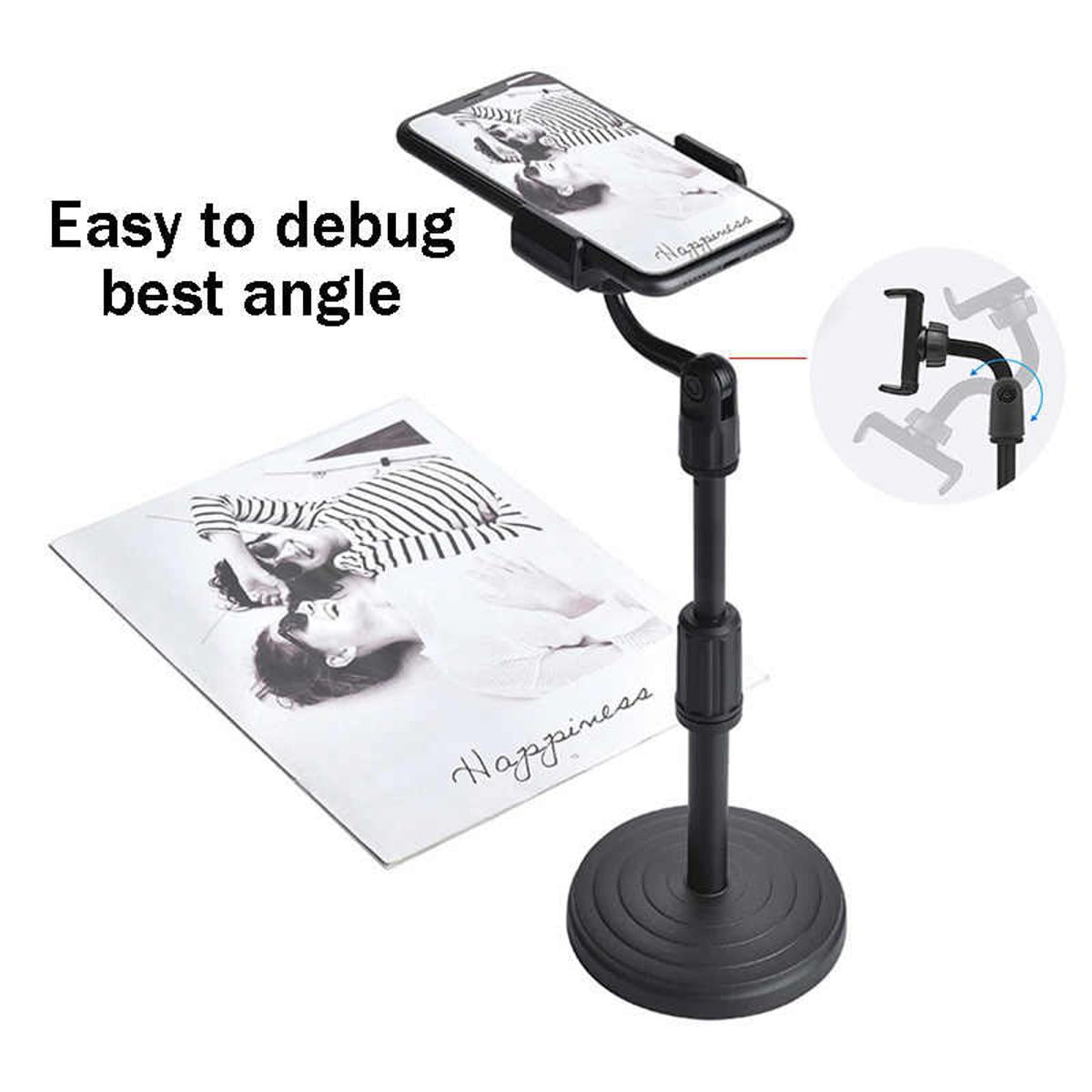 Picture of 360 Rotate Desktop Mobile Phone Holder Stand for Live Streaming YouTube TikTok - Black