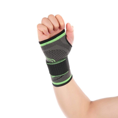 Picture of Compression Fabric High Elastic Bandage Fitness Yoga Wrist Support Crossfit Gym Powerlifting - Multicolor