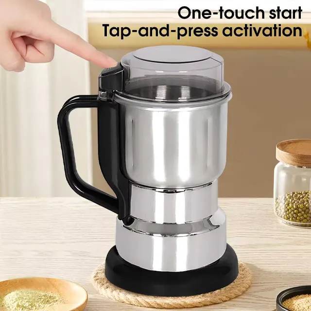 Picture of 950 Watt Food Grinder Machine High Quality Stainless Still Body Mixer - Silver