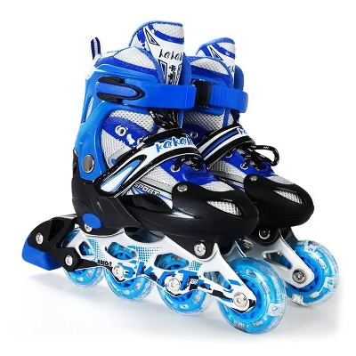 Picture of Roller Inline Skate - Multicolor - All Size - Glide With Style On Multicolor Inline Skates For Fun Activities - Sports Alpha Multicolor