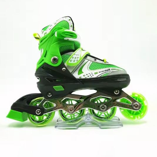 Picture of Roller Inline Skate - Multicolor - All Size - Glide With Style On Multicolor Inline Skates For Fun Activities - Sports Alpha Multicolor