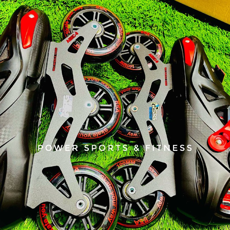 Picture of Inline Professional Skates - 3 Wheel - Reliable - 100mm - Black - Sports Alpha Black