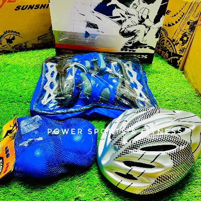 Picture of Skates Shoes Combo - Multicolor - 1 pair - Multicolor -  With Free Guards/Helmet - Sports Alpha