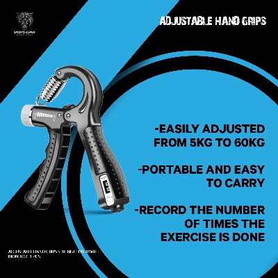 Picture of Hand Grips - Adjustable - 60KG  - 1 pcs - Multicolor - Sports Alpha Multicolor