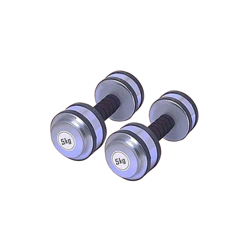 Picture of Silver Dumbbell Set - 10kg - Silver - 1 pair - Sports Alpha Silver