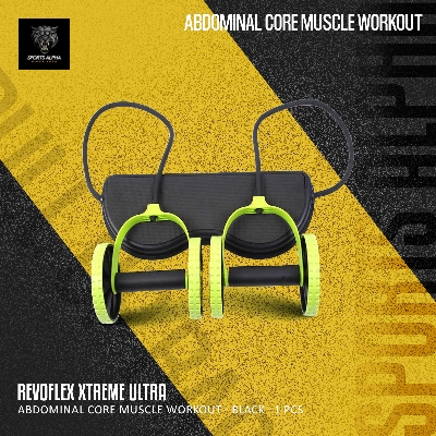 Picture of Revoflex Xtreme Double Power  - Ultra Abdominal Core Muscle Workout - Black - 1 pcs- Sports Alpha Black