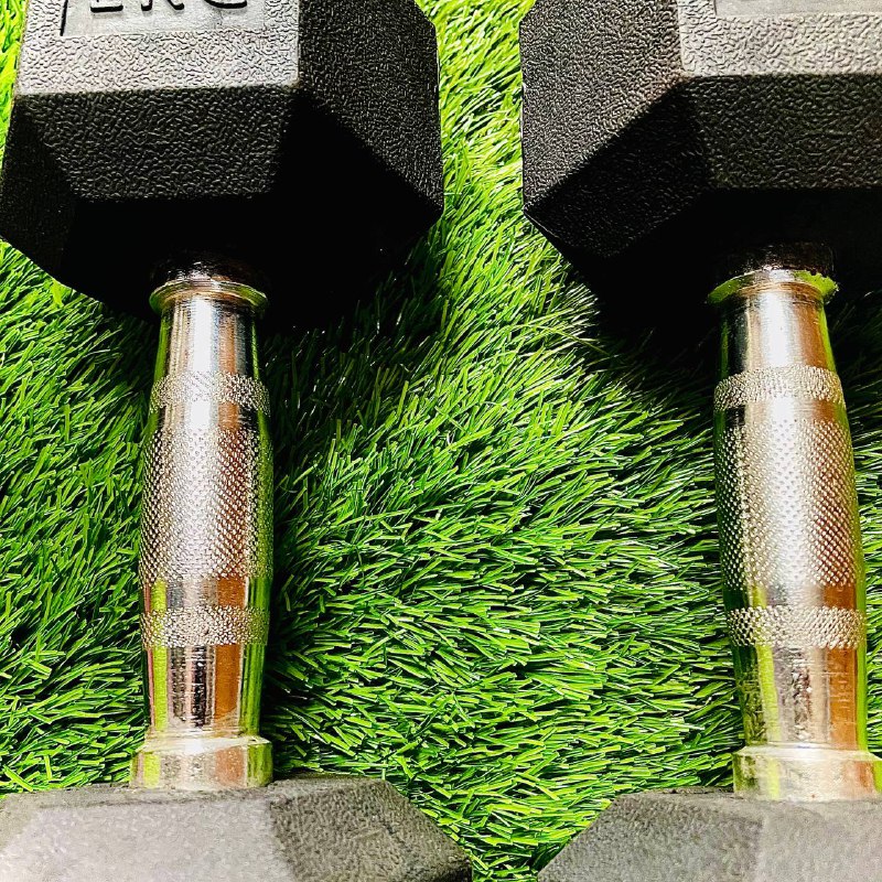 Picture of Hex Dumbbell - 5kg Dumbbell(1Pair) - 10 KG - Black - Sports Alpha Black