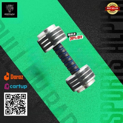 Picture of 5KG Silver Dumbbell - 1Pcs - Silver - Sports Alpha Silver