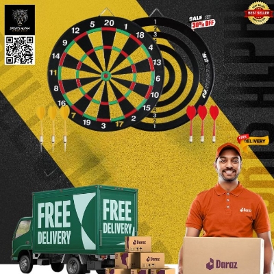 Picture of Dart Board - 12 Inch -  NINJA - N6356 - Black - Sports Alpha Multicolor