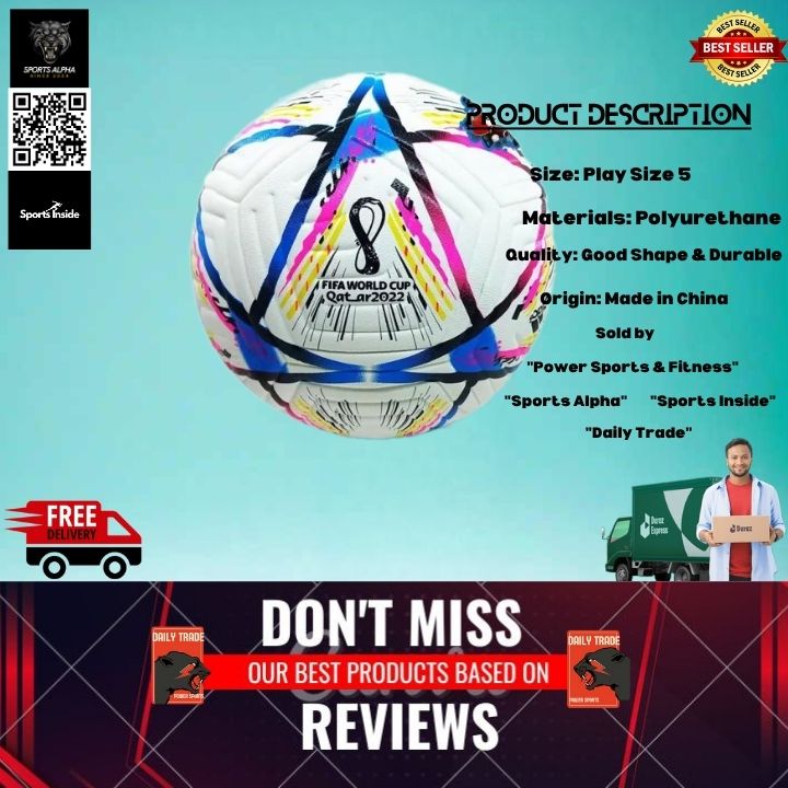 Picture of Football - Qatar Club Special - Size 5 - Blue | Sports Alpha Blue