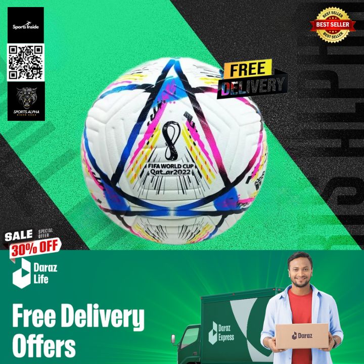 Picture of Football - Qatar Club Special - Size 5 - Blue | Sports Alpha Blue