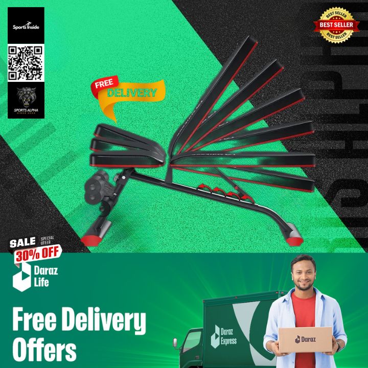 Picture of Adjustable Weight Bench | Brand – Mdikawe | Foldable Fitness & Workout Bench for Full Body Training | Sports Alpha Black