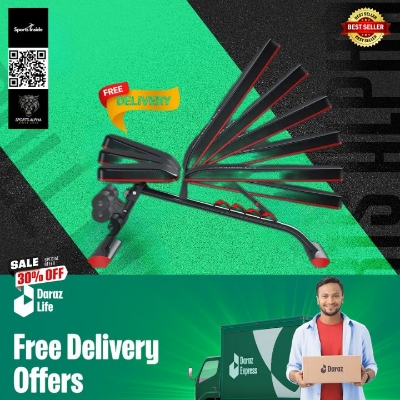 Picture of Adjustable Weight Bench | Brand – Mdikawe | Foldable Fitness & Workout Bench for Full Body Training | Sports Alpha Black