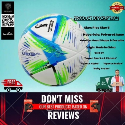 Picture of Football - Qatar Special Club Ball - Size 5 - Green - Sports Alpha Green