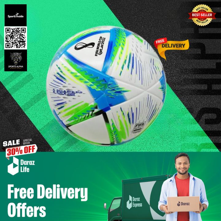 Picture of Football - Qatar Special Club Ball - Size 5 - Green - Sports Alpha Green