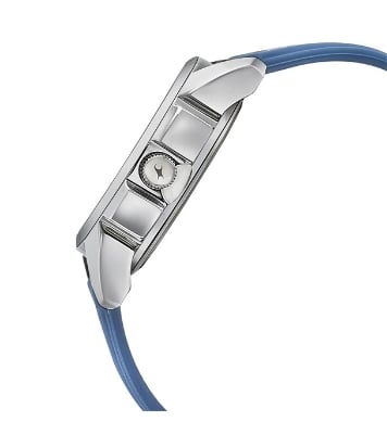 Buy Fastrack Nn3233sp01 Sunburn Watch Black And Blue Dial With Pu Strap Watch Online