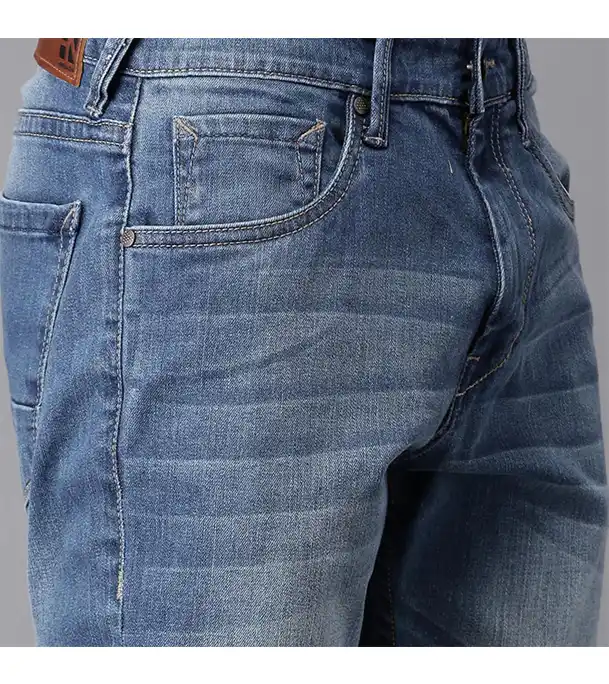 Picture of Men’s Slim-Fit Stretchable Denim Pant Deep Blue