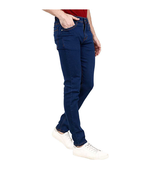 Picture of Men's Slim-Fit Stretchable Denim Jeans Pant  Deep Blue 
