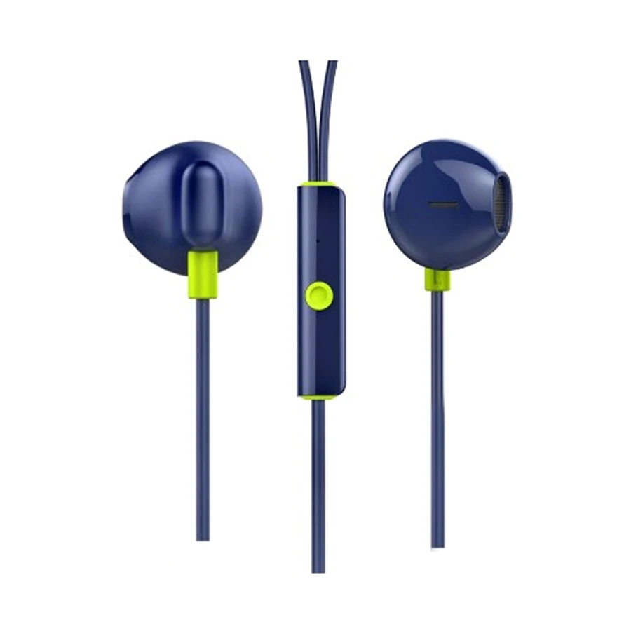 Picture of Oraimo Half In-Ear Wired Blue Earphone 
