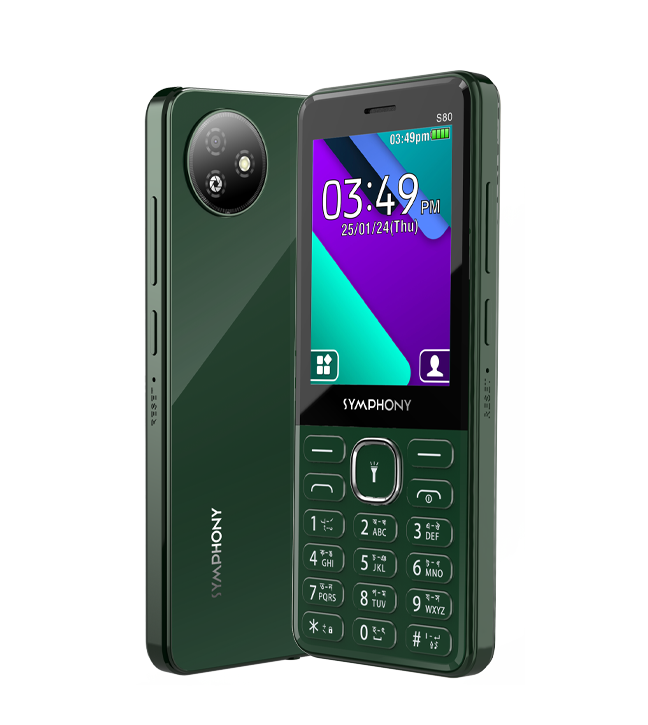 Picture of Symphony S80 Feature Phone  2.8-inch QVGA Display Sound Recorder, Multicolor (Best Price)