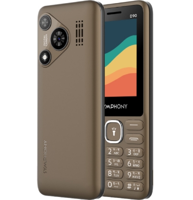 Picture of Symphony D90 Feature Phone with Digital Camera and 1500 mAh Battery, Multicolor (Best Price)